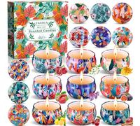 ENCOUN 9Piezas Velas Aromáticas, Regalo de Velas Perfumadas, Velas de Aromaterapia Cera de Soja, Velas Decorativas, Juego de Regalo de Velas Perfumadas para Yoga, Boda, Cumpleaños, Navidad