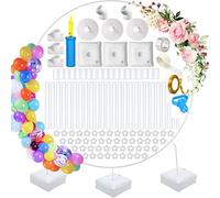 ENCOUN Arco de Globos, Kit de Arco de Guirnalda de Globos, Kit de Arco de Globo Redondo, Kit Arco Globos con Base, Balloons Arch Frame Kit para Baby Shower, Cumpleaños, Navidad, Bodas Aniversario