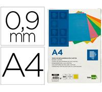 Encuadernación Tapa Cartulina A4 0.9mm Amarillo Fluor Pack De 50 Unidades
