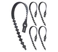 Encuadernaciones ajustables para plantas de árbol, 5 corbatas para entrenamiento de árboles, correas de apoyo flexibles reutilizables para plantas de jardín, herramienta de encuadernación de arbustos