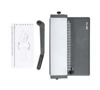 Encuadernadora 30 agujeros 5,5 mm diámetro 2,5 mm 4,5 mm 6,5 mm márgenes encuadernadora en espiral para papel de carta A4 A5