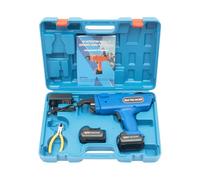 Encuadernadora de refuerzo, 8-34 mm12 V, máquina de encuadernación eléctrica, 0,8 s, encuadernación rápida, dispositivo de flejado manual totalmente automático, para estructuras de hormigón armado