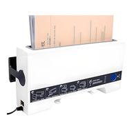 Encuadernadora eléctrica, carpeta de libros de fusión en caliente para documentos A4, revistas, fotos, informes, grosor de encuadernación de 22 mm, ideal para uso en oficina y proyectos profesionales