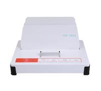 Encuadernadora, Encuadernadora de pegamento pequeña 380A, eléctrica, sin perforaciones, for facturas, comprobantes, archivos financieros, libros de papel, termofusible, A4, automática
