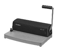 Fellowes Encuadernadora espiral Metal 25 – Perfora 10 hojas A4, encuaderna 450 hojas (Paso 5:1)