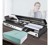 Encuadernadora inalámbrica de pegamento termofusible, totalmente automática de 1150 W para libros de papel y documentos