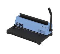 Encuadernadora, Máquina encuadernadora de archivos con calendario de escritorio TD-130 Máquina perforadora de 34 agujeros Máquina encuadernadora con anillas de hierro dobles Máquina perforadora
