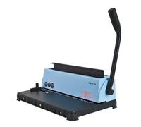 Encuadernadora, Máquina encuadernadora de libros con doble alambre de fábrica RAYSON TD-130 Perforadora de 34 agujeros con anilla de alambre 3:1 for oficina, escuela, negocios y hogar
