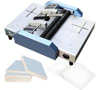 Encuadernadora plegable, carpeta de papel para hacer folletos, plegado de cartas hasta 20 hojas, 200-300 libros/H