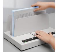 Encuadernadora térmica, capacidad de 500 hojas, carpeta eléctrica termofusible para álbumes de fotos, documentos, informes, 50 mm de grosor con calefacción de cerámica PTC
