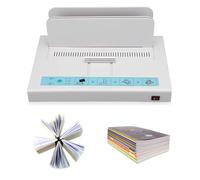 Encuadernadora térmica eléctrica, carpeta de escritorio con capacidad de 500 hojas y 3 controles de temperatura para encuadernación de documentos y contratos