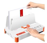 Encuadernadora térmica resistente, 500 hojas de 55 mm de capacidad, para informes, contratos y facturas