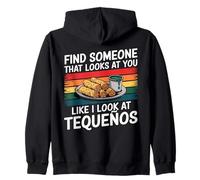Encuentra a Alguien Que te mire como yo Miro a Tequeños Sudadera con Capucha
