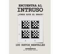 Encuentra al intruso: Libro de agilidad visual y retos mentales para adultos | 100 desafíos de observación extrema con patrones pixelados | Nivel difícil a experto