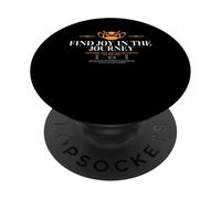 Encuentra alegría en el Viaje - Ropa Urbana de tipografía Urbana PopSockets PopGrip Adhesivo