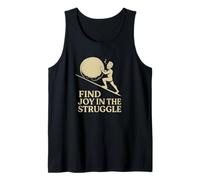 Encuentra alegría en la Lucha - Sísifo Motivacional edificante Camiseta sin Mangas