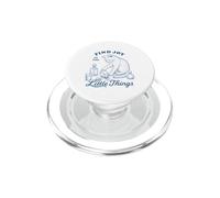 Encuentra alegría en Las pequeñas Cosas Vintage Feline Lover Funny Cat PopSockets PopGrip para MagSafe