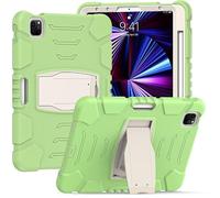 Encuentra con Soporte para Samsung Tab A7 2020 T500 T505, Funda Protectora híbrida Duradera Resistente a los Golpes Tres Ligera de Silicona para Tablet Infantil (Rosa)