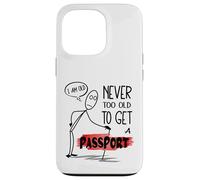 Encuentra el amor en el extranjero Citas modernas Meme Passport Bros Carcasa para iPhone 13 Pro
