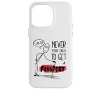 Encuentra el amor en el extranjero Citas modernas Meme Passport Bros Carcasa para iPhone 14 Pro Max