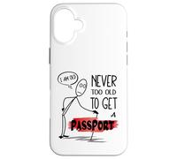 Encuentra el amor en el extranjero Citas modernas Meme Passport Bros Carcasa para iPhone 16 Plus
