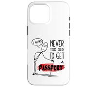 Encuentra el amor en el extranjero Citas modernas Meme Passport Bros Carcasa para iPhone 16 Pro Max