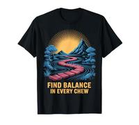 Encuentra el Equilibrio en Cada masticación - Steak Zen Design Camiseta