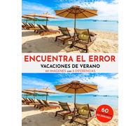 Encuentra el Error - Vacaciones de Verano - 60 rompecabezas de imágenes - 8 errores cada uno - para adultos y adolescentes