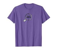 Encuentra la Lupa inspiradora Joy Camiseta, Hombre, Morado Jaspeado, 3XL