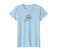 Encuentra la Lupa inspiradora Joy Camiseta, Mujer, Azul Bebé, XL