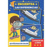 ENCUENTRA LAS DIFERENCIAS: libro de juegos para niños | a partir de 4 años | + 320 diferencias | busca y encuentra | 40 páginas en color | idea de regalo niña y niño