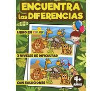 Encuentra las Diferencias: Mi Gran Libro de las Diferencias, Buscar las Diferencias, Busca y Encuentra Libros Niños, Pasatiempos para Niños, Juegos ... (¡Mis Grandes Retos de Busca y Encuentra!)