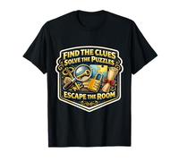 Encuentra Las Pistas Resuelve Los Rompecabezas Frases De Amantes De La Sala De Escape Camiseta