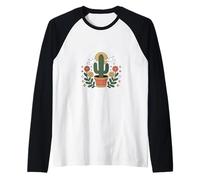 Encuentra Magia en la Obra de Arte del Cactus mundano Camiseta Manga Raglan