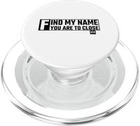 Encuentra mi nombre PopSockets PopGrip para MagSafe