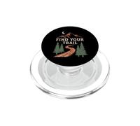 Encuentra tu Camino Vintage Forest Mountain Peak Wanderlust PopSockets PopGrip para MagSafe