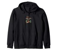 Encuentra tu Camino Vintage Forest Mountain Peak Wanderlust Sudadera con Capucha