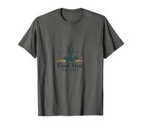 Encuentra tu Equilibrio: Yoga y Justice Harmony Logo Camiseta, Hombre, Asfalto, XXL