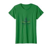 Encuentra tu Equilibrio: Yoga y Justice Harmony Logo Camiseta, Mujer, Verde Kelly, XS