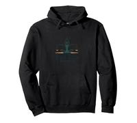 Encuentra tu Equilibrio: Yoga y Justice Harmony Logo Sudadera con Capucha, Unisex para Adultos, Negro, S