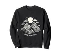 Encuentra tu montaña minimalista Peak Sudadera