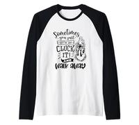 Encuentra tu Paz Interior Meditación Calma Camiseta Manga Raglan