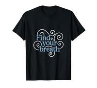 Encuentra tu respiración Yoga Mindfulness Diseño Gráfico Zen Camiseta