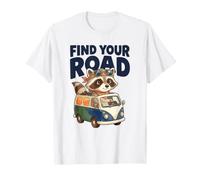 Encuentra tu Viaje por Carretera Aventura Humor Viajes Vibes Van Camiseta