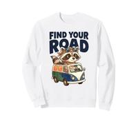 Encuentra tu Viaje por Carretera Aventura Humor Viajes Vibes Van Sudadera