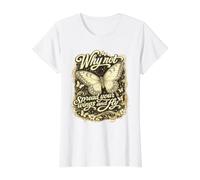 Encuentra Tus libertades Diseño de Cita inspiradora Elige Coraje Camiseta gráfica económica, Mujer, Blanco, XL