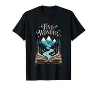 Encuentra Wonder Mountains Open Book Adventure Camiseta