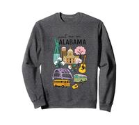 Encuéntrame en Alabama Landmarks Charm Sudadera