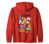Encuéntrame en Alabama Landmarks Charm Sudadera con Capucha