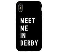 Encuéntrame en Derby, England, Reino Unido Carcasa para iPhone X/XS